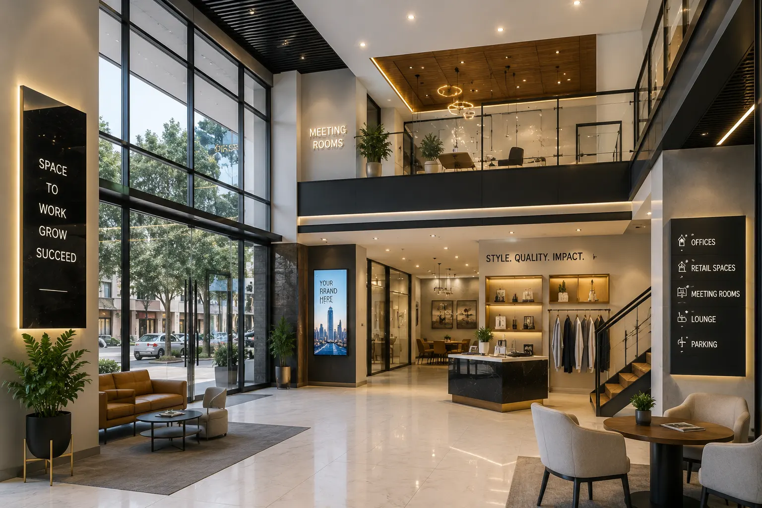 Modern premium office interior