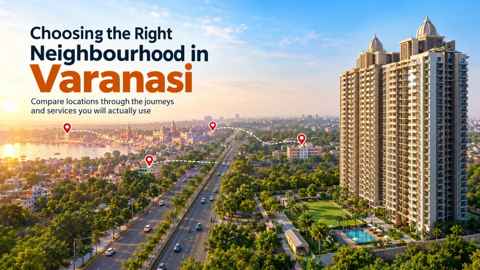Comparing Varanasi Neighbourhoods from Abroad: A Routine-Based Approach