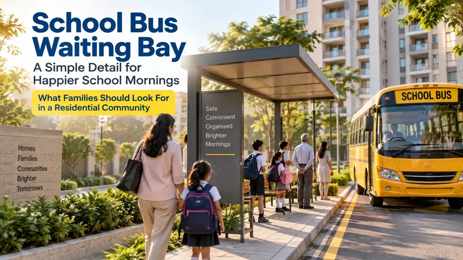 Dedicated School Bus Waiting Bays: Why Family-Centric Design Matters in Modern Housing