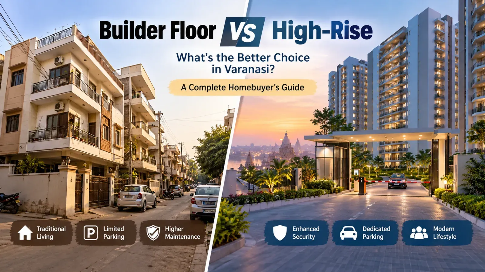 Stand-Alone Builder Floors vs Gated High-Rise Communities: A Practical Comparison